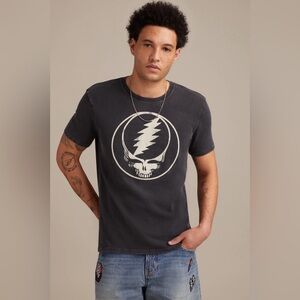 Junk Food for Lucky Brand Grateful Dead Logo Tee Sz L